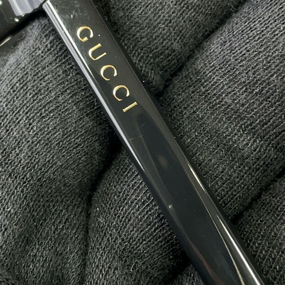 グッチ サングラス ダブルブリッジ GG0403SA GUCCI アイウェア 黒