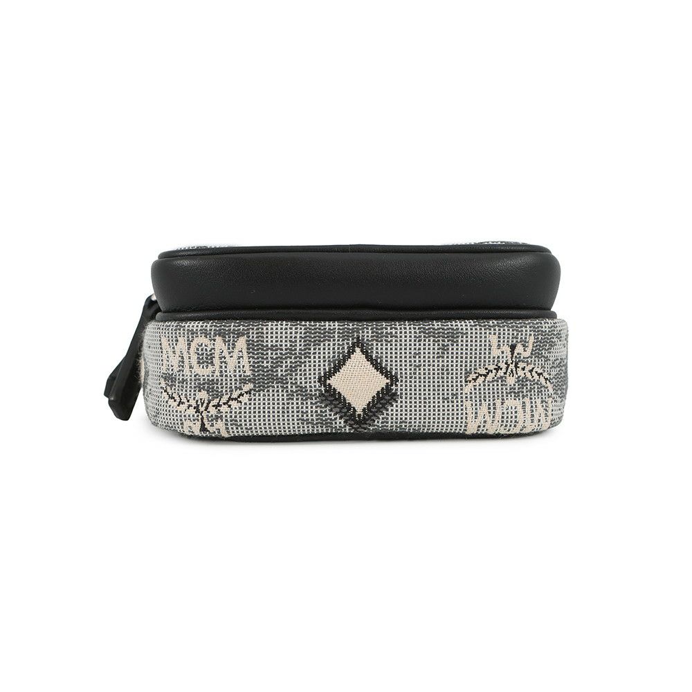 エムシーエム ショルダーバッグ ヴィンテージジャカード フォンケース MMRBATQ02EG001 MCM ポシェット 黒