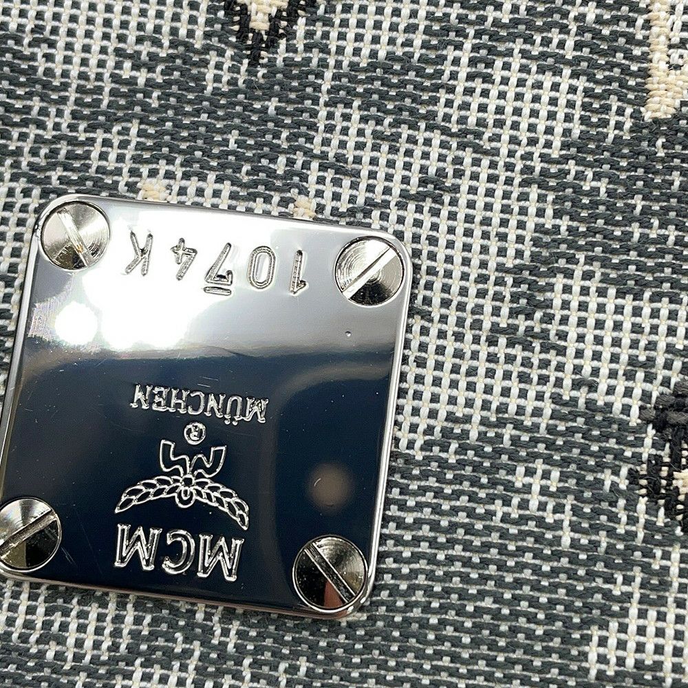 エムシーエム ショルダーバッグ ヴィンテージジャカード フォンケース MMRBATQ02EG001 MCM ポシェット 黒