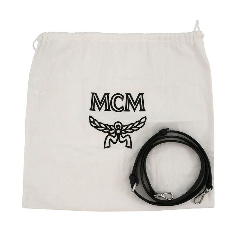 エムシーエム ショルダーバッグ ヴィンテージジャカード フォンケース MMRBATQ02EG001 MCM ポシェット 黒