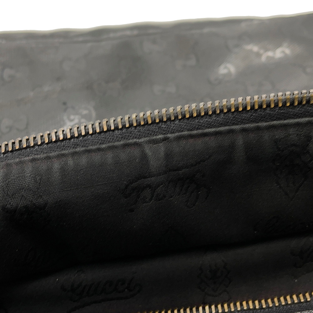 グッチ ショルダーバッグ GGインプリメ/レザー メッセンジャーバッグ 211107 GUCCI バッグ 黒 斜め掛け