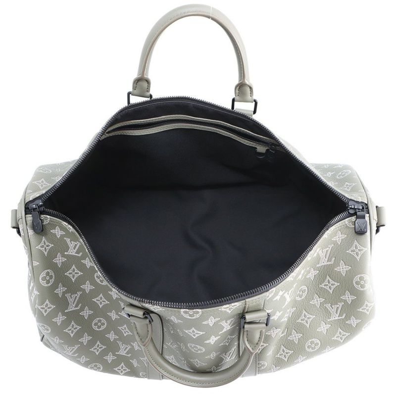 ルイヴィトン ボストンバッグ モノグラム・シャドウ キーポル・バンドリエール50 M12504 2wayショルダーバッグ