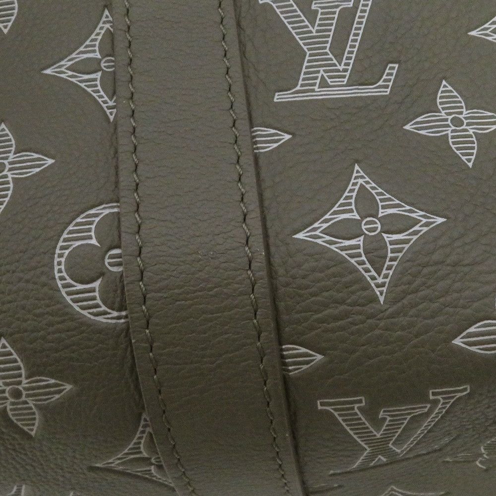 ルイヴィトン ボストンバッグ モノグラム・シャドウ キーポル・バンドリエール50 M12504 2wayショルダーバッグ