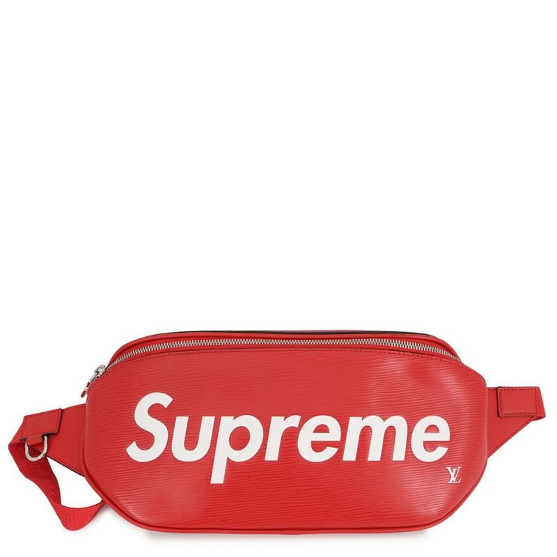 ルイヴィトン ウエストバッグ エピ バムバッグ シュプリーム コラボ M53418 LOUIS VUITTON ヴィトン Supreme メンズ