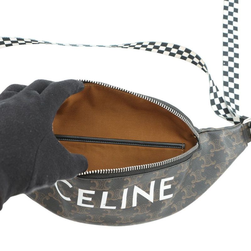 セリーヌ ボディバッグ トリオンフ ベルトバッグ PVC 195972 CELINE