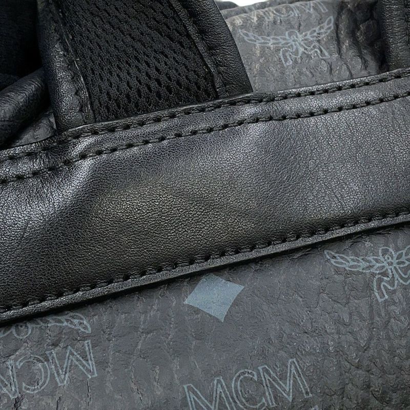 エムシーエム リュックサック オーロラデザイン レザー MMK75VE45BK001 MCM バッグパック バッグ 黒