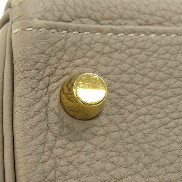 エルメス ハンドバッグ ケリー32 内縫い グリアスファルト/ゴールド金具 トゴ A刻印 HERMES Kelly 2wayバッグ
