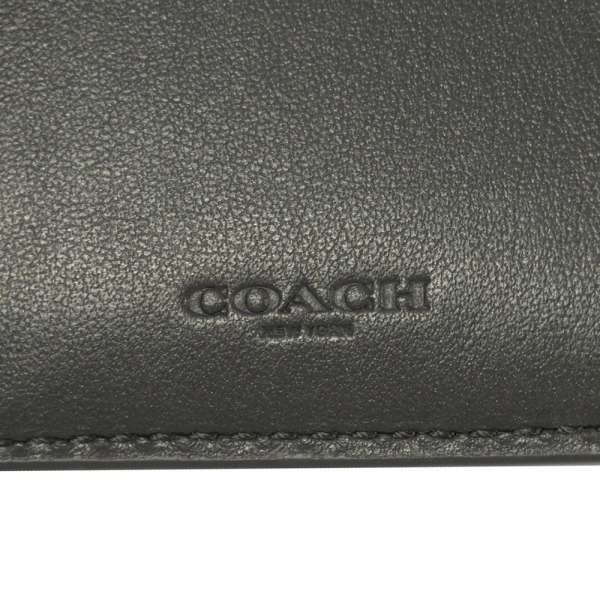 コーチ 二つ折り財布 Z41 COUPE ブラック メンズ F21384 COACH 財布 黒