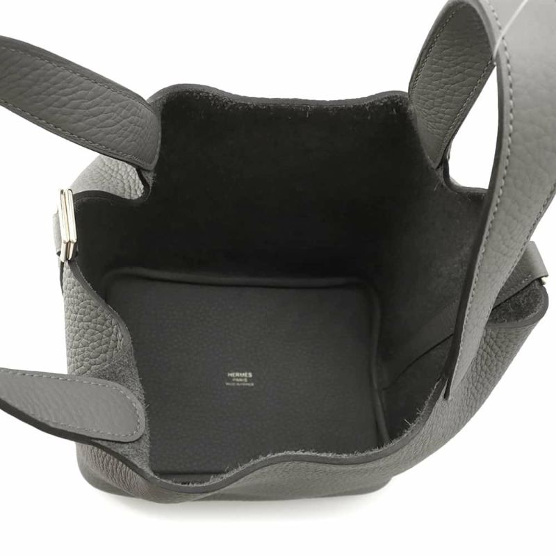 エルメス ハンドバッグ ピコタンロックPM グリメイヤー/ゴールド金具 トリヨンクレマンス W刻印