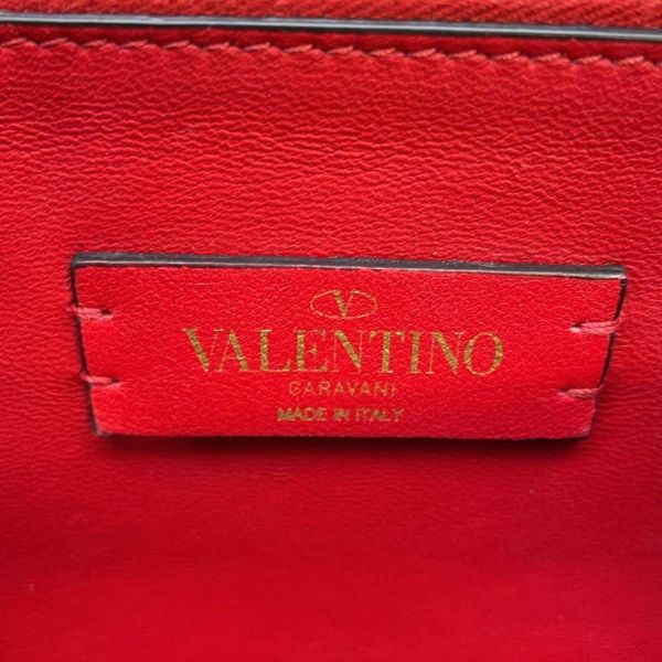 ヴァレンティノ・ガラヴァーニ ショルダーバッグ Vスリング ミディアム レザー VALENTINO バッグ 白