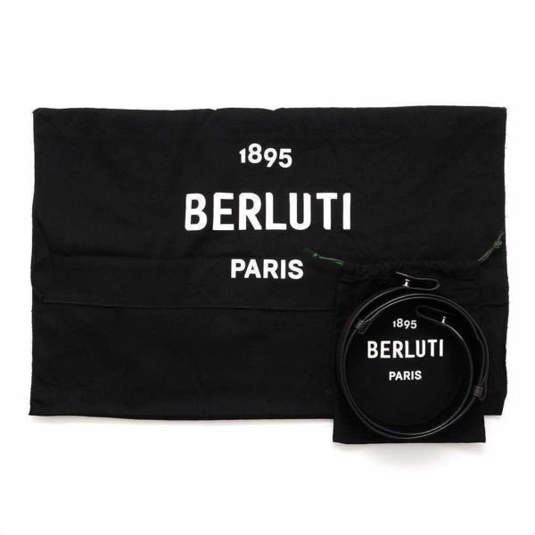 ベルルッティ ビジネスバッグ カリグラフィ レートアワー Berluti 2wayショルダーバッグ 黒