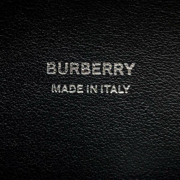 バーバリー ショルダーバッグ ハンプシャー エンボスロゴ レザー BURBERRY バッグ 黒