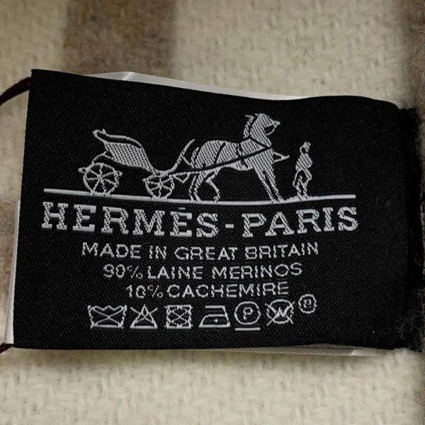 エルメス ブランケット プレード アヴァロンIII シュヴァル ウール カシミヤ HERMES 毛布 ひざ掛け H柄