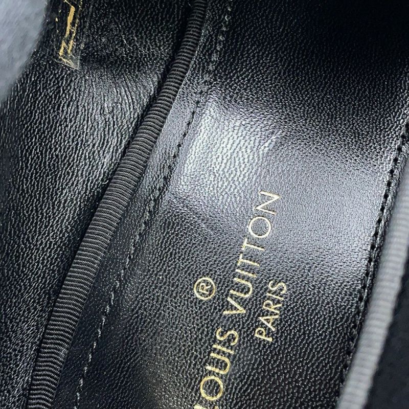ルイヴィトン ローファー オートゥイユ・ローファー メンズサイズ5 1/2 LOUIS VUITTON 靴 黒 ブラック