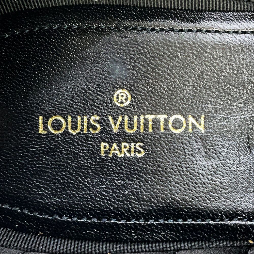 ルイヴィトン ローファー オートゥイユライン・ダミエ 刺繍ロゴ メンズサイズ8L LOUIS VUITTON 靴 黒 ブラック セール品