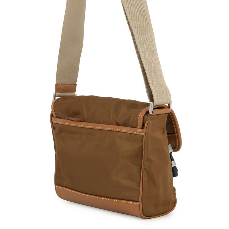 プラダ ショルダーバッグ Re-Nylon xサフィアーノ ナイロン/レザー 2VD066 PRADA 斜め掛け
