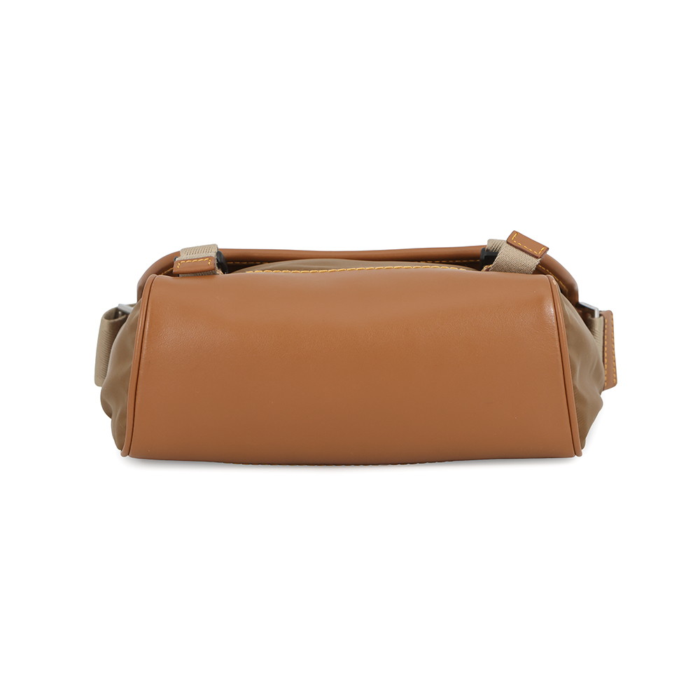 プラダ ショルダーバッグ Re-Nylon xサフィアーノ ナイロン/レザー 2VD066 PRADA 斜め掛け