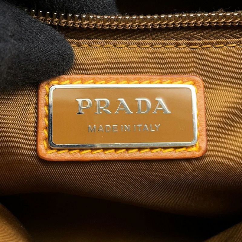 プラダ ショルダーバッグ Re-Nylon xサフィアーノ ナイロン/レザー 2VD066 PRADA 斜め掛け