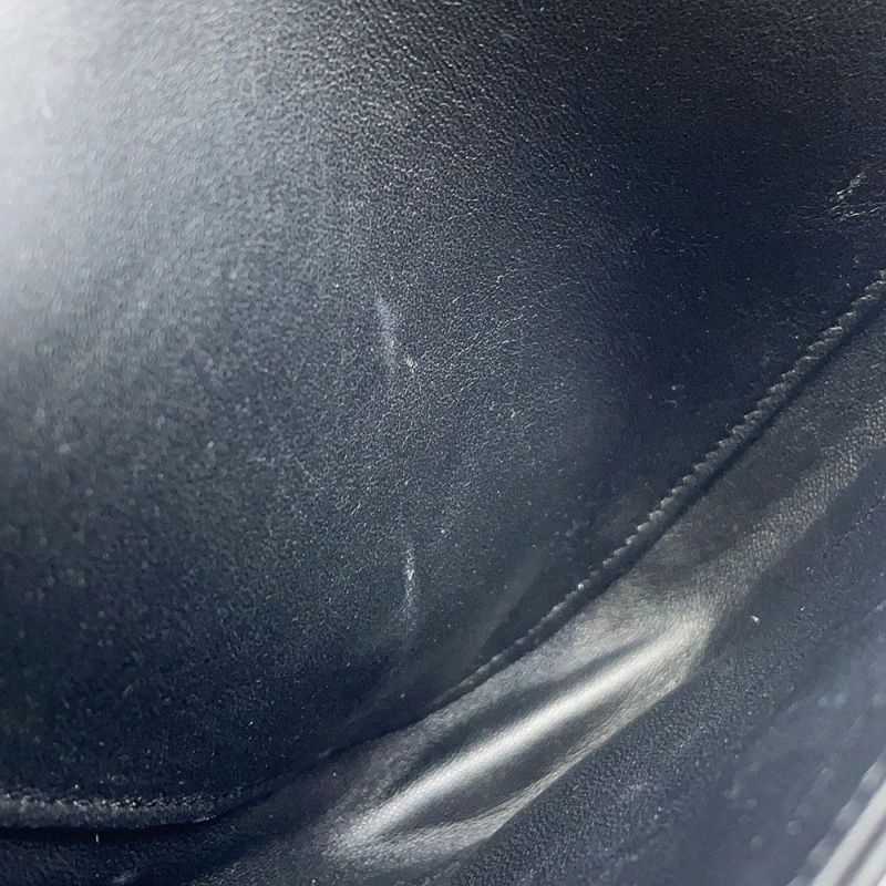 セリーヌ ショルダーバッグ トライアングル ロゴ レザー 19590 CELINE ポシェット 黒