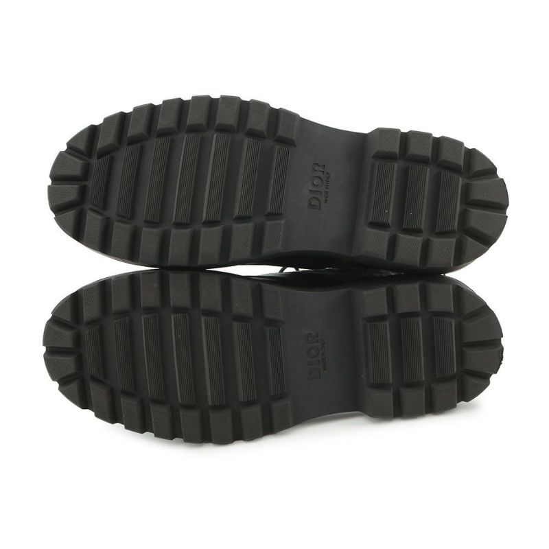 クリスチャン・ディオール ブーツ オブリーク エクスプローラー ショートブーツ メンズサイズ42 3BO296ZKD Christian Dior 靴 黒