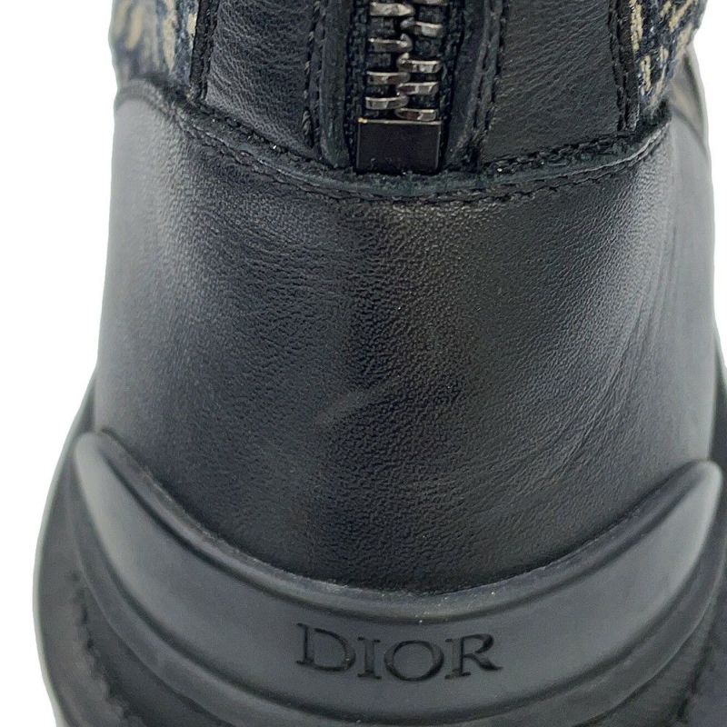 クリスチャン・ディオール ブーツ オブリーク エクスプローラー ショートブーツ メンズサイズ42 3BO296ZKD Christian Dior 靴 黒