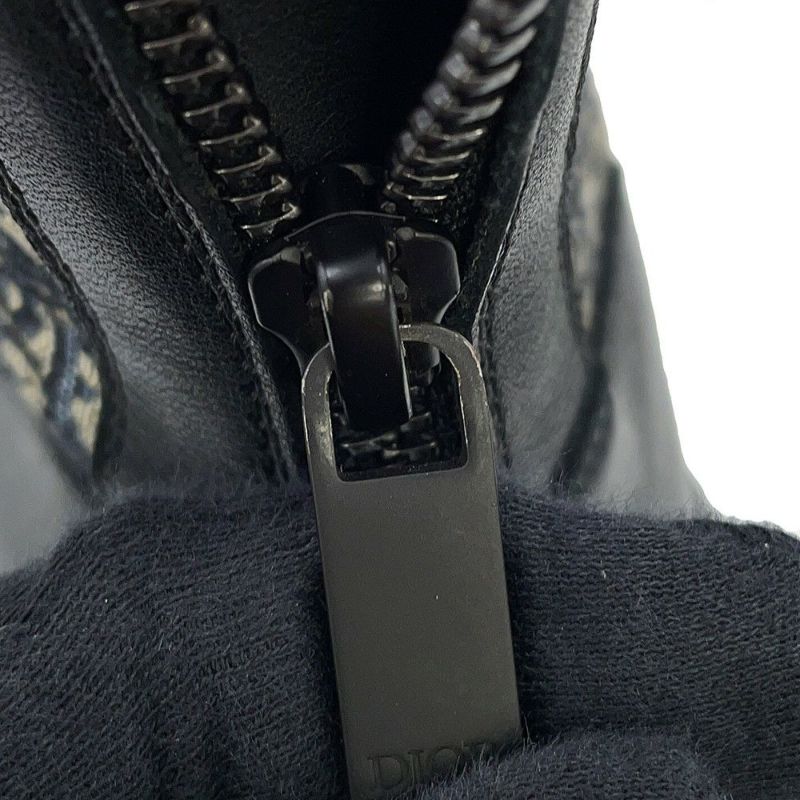 クリスチャン・ディオール ブーツ オブリーク エクスプローラー ショートブーツ メンズサイズ42 3BO296ZKD Christian Dior 靴 黒