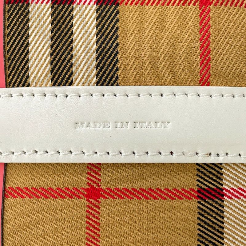 バーバリー トートバッグ ノバチェック リバーシブル キャンバス レザー BURBERRY