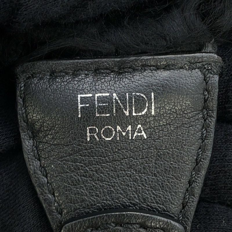 フェンディ ショルダーストラップ ストラップユー ファー 8AV077 FENDI 黒