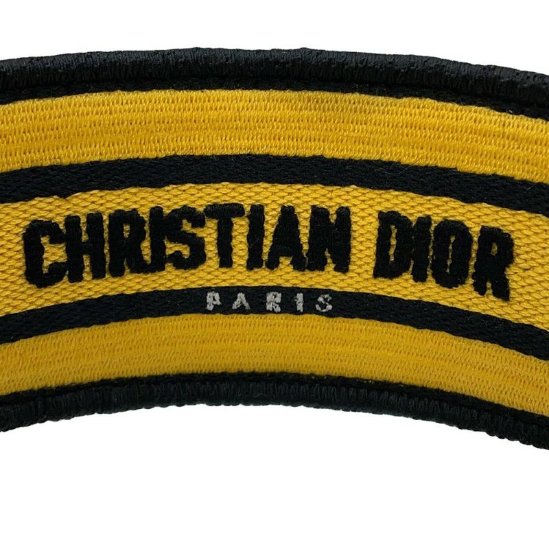 クリスチャン・ディオール カチューシャ チェック 24HDB988X132 ヘアアクセサリー 黒