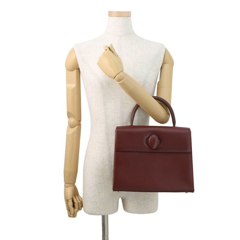 カルティエ ハンドバッグ マストライン レザー Cartier