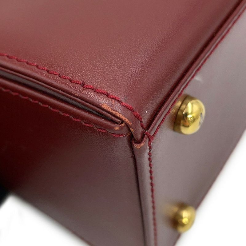 カルティエ ハンドバッグ マストライン レザー Cartier