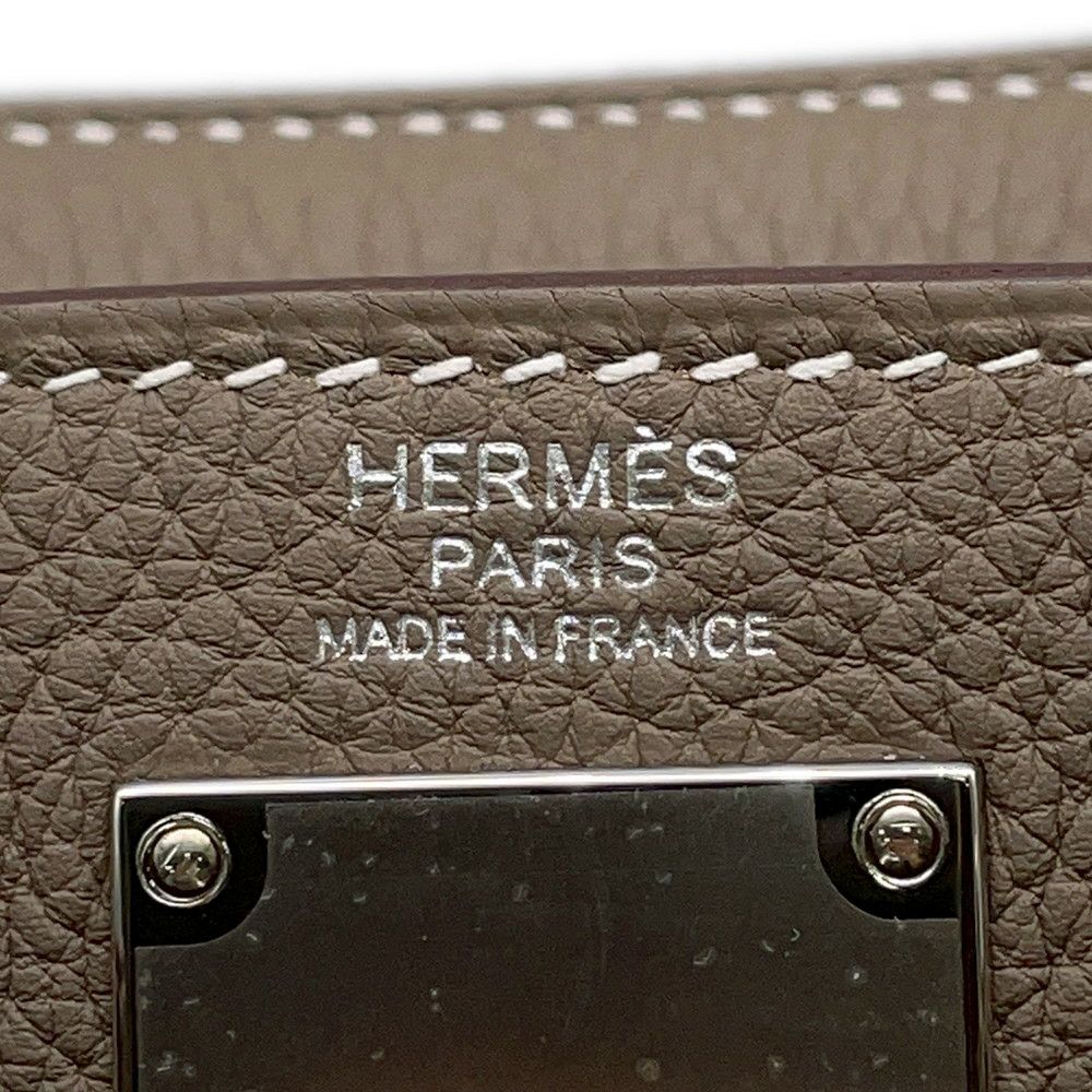 エルメス ボディバッグ ケリー アッカドPM エトゥープ/シルバー金具 トゴ W刻印 メンズ