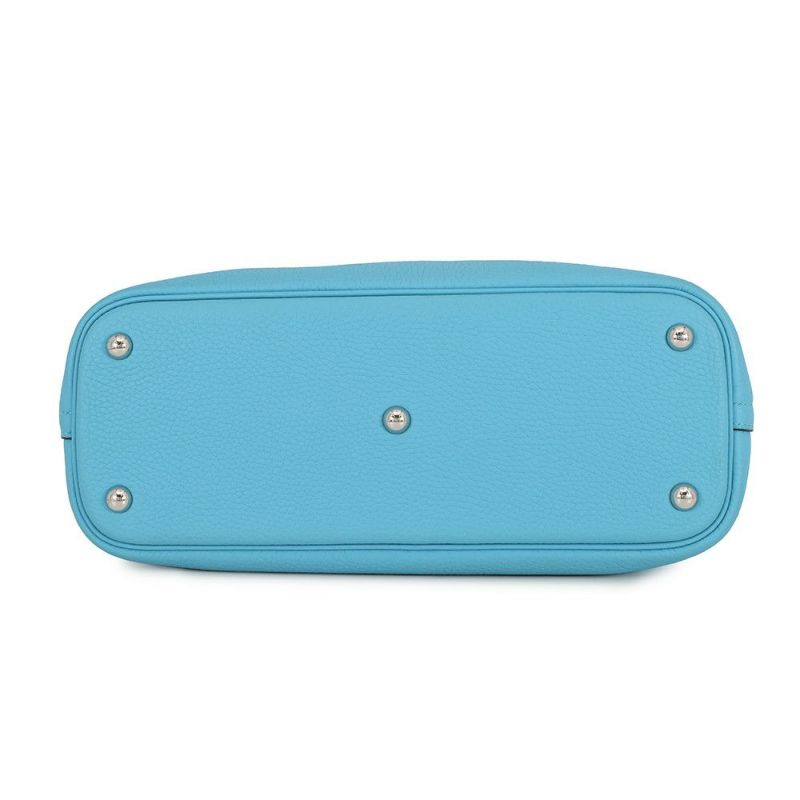 エルメス ハンドバッグ ボリード31 ブルーデュノール/シルバー金具 トリヨンクレマンス D刻印 ２wayショルダー