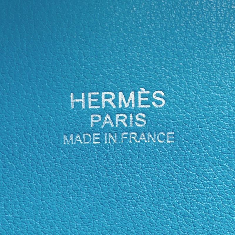 エルメス ハンドバッグ ボリード31 ブルーデュノール/シルバー金具 トリヨンクレマンス D刻印 ２wayショルダー