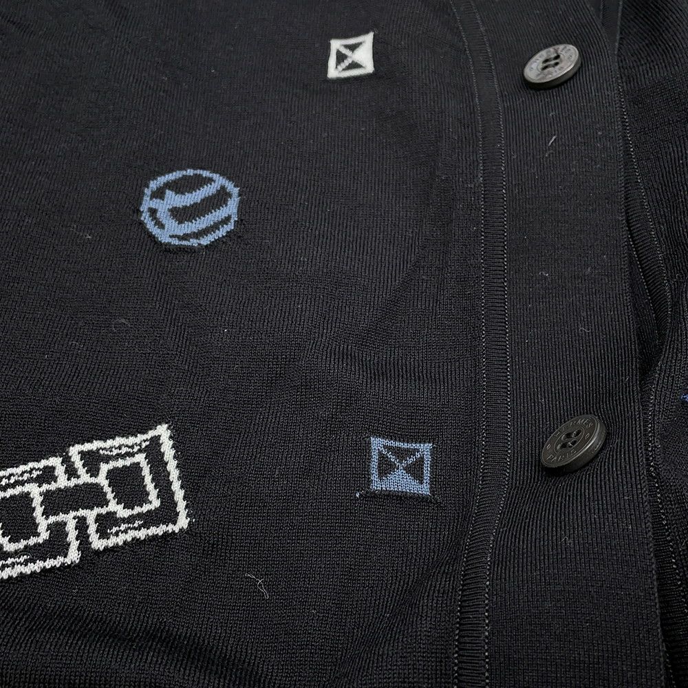 エルメス カーディガン キャンディ・リブリス・バンダナ ウール レディースサイズ42 HERMES 黒