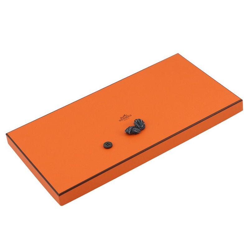 エルメス カーディガン キャンディ・リブリス・バンダナ ウール レディースサイズ42 HERMES 黒