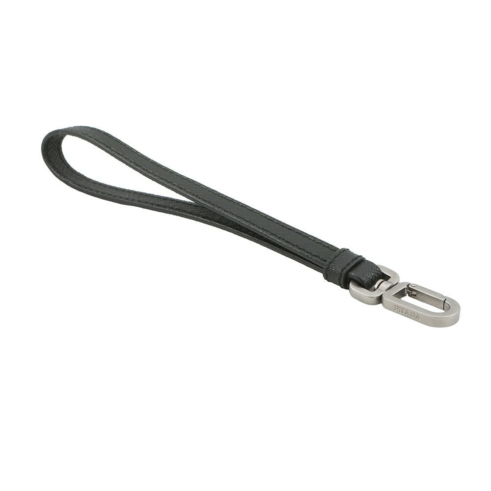 プラダ クラッチバッグ ロゴ サフィアーノ レザー 2NH05V PRADA ポーチ 黒