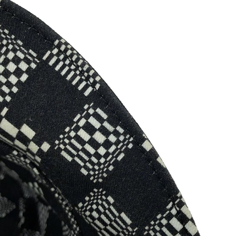 ルイヴィトン ハット ボネ・ディストーテッド ダミエ リバーシブル バケットハット コットン MP2946 LOUIS VUITTON 黒