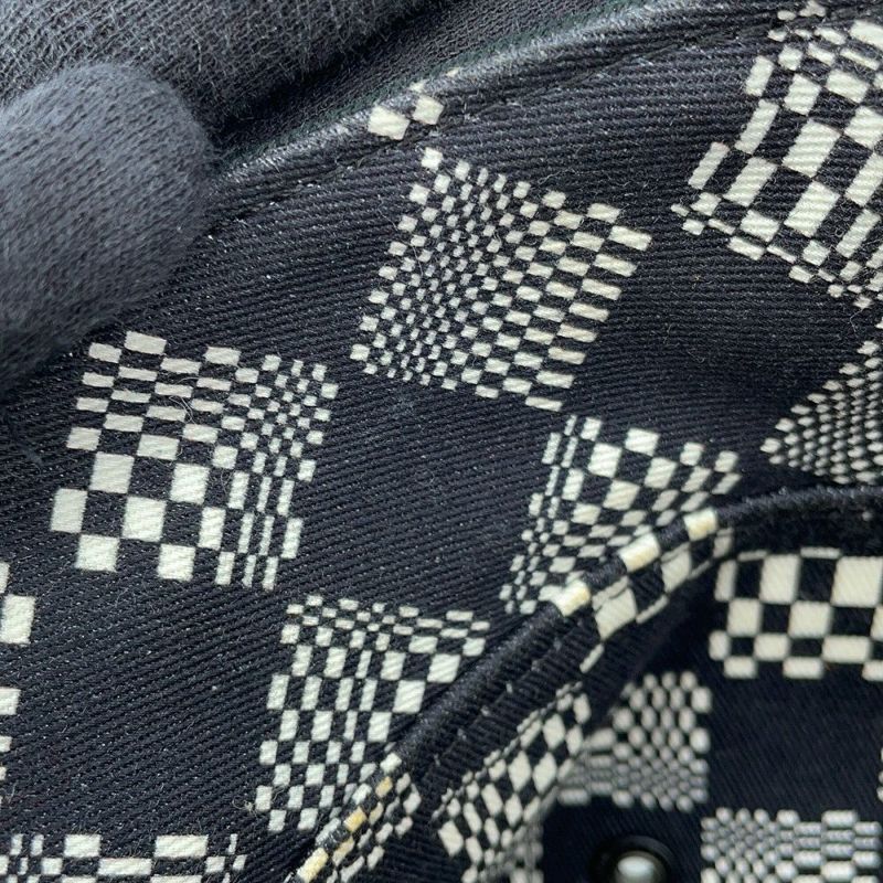 ルイヴィトン ハット ボネ・ディストーテッド ダミエ リバーシブル バケットハット コットン MP2946 LOUIS VUITTON 黒