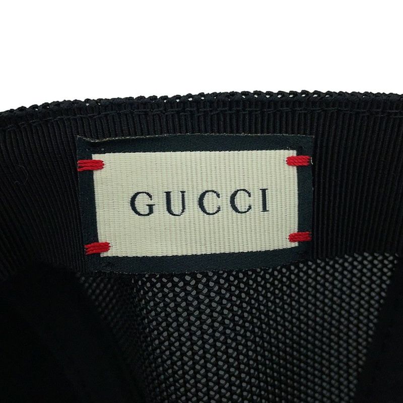 グッチ キャップ GGサイケデリック ベースボールキャップ サイズL 601253 GUCCI 帽子 黒