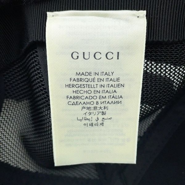 グッチ キャップ GGサイケデリック ベースボールキャップ サイズL 601253 GUCCI 帽子 黒