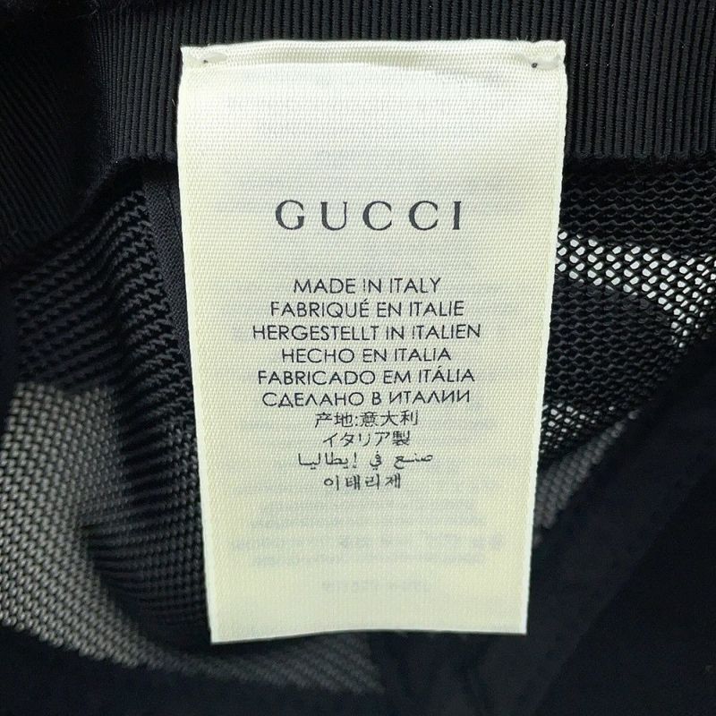 グッチ キャップ GGサイケデリック ベースボールキャップ サイズL 601253 GUCCI 帽子 黒