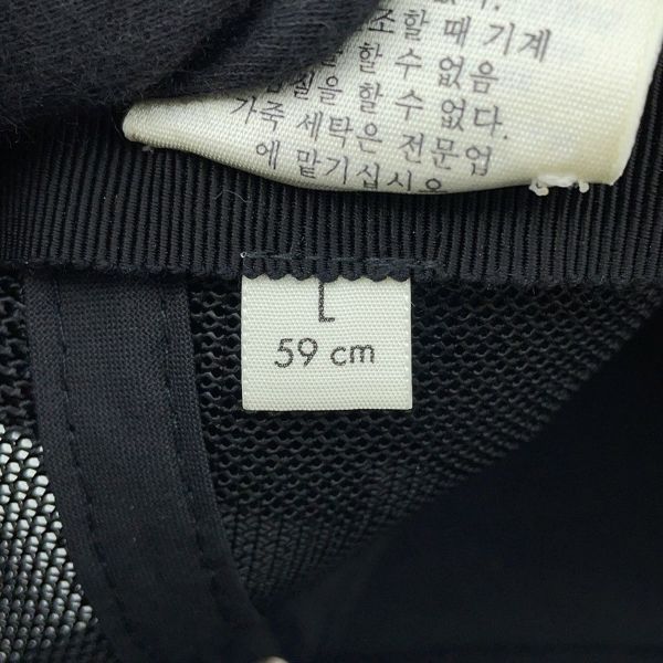グッチ キャップ GGサイケデリック ベースボールキャップ サイズL 601253 GUCCI 帽子 黒
