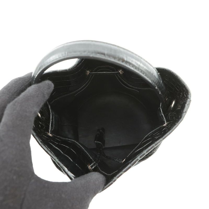 バレンシアガ ショルダーバッグ エブリデイ ドローストリング バケットバッグXS 638342 BALENCIAGA 2way 黒