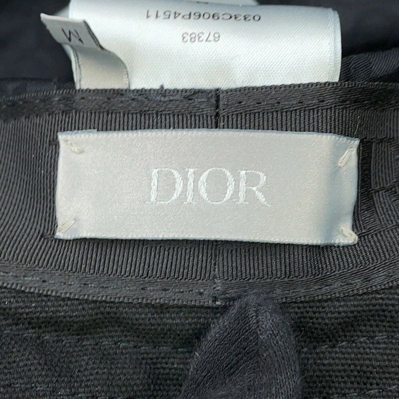 クリスチャン・ディオール バケットハット ピータードイグ コットン サイズM 033C906P4511 Christian Dior 黒 帽子