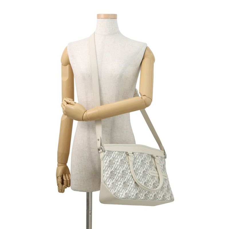 ベルルッティ ハンドバッグ トゥジュール トワル・マルブフ XS Berluti 10周年記念日本限定モデル 白 2way