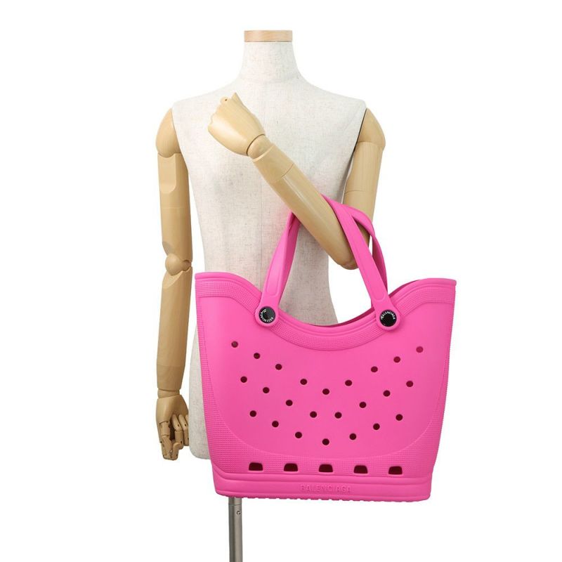 バレンシアガ トートバッグ ラージ クロックスコラボ  ラバー 702266 BALENCIAGA バッグ