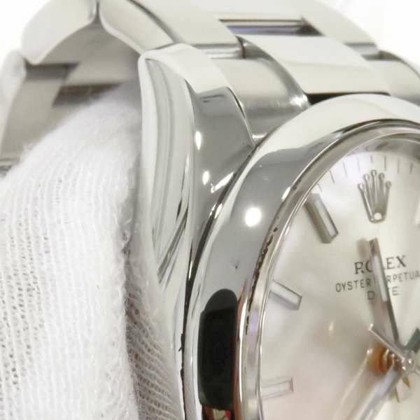 ロレックス オイスターパーペチュアル ランダムシリアル ルーレット 115200 ROLEX 腕時計 シルバー文字盤