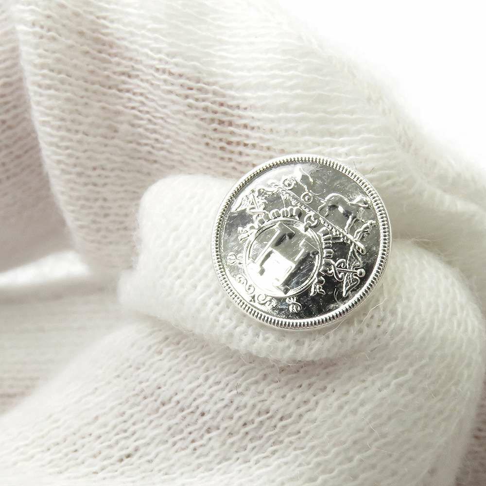 エルメス ピアス エクスリブリスTPM SV925シルバー HERMES ジュエリー