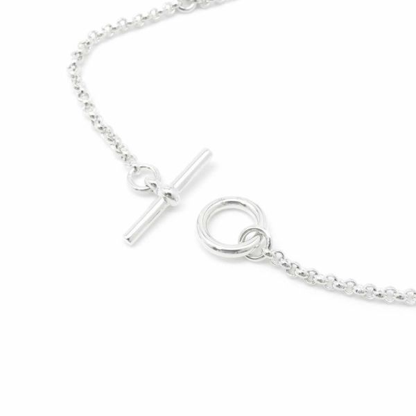 エルメス ブレスレット エクスリブリス SV925シルバーK18PGピンクゴールド サイズST HERMES ジュエリー